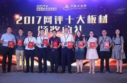 壯象榮獲“中國十大生態板品牌”稱號，品質見證輝煌！