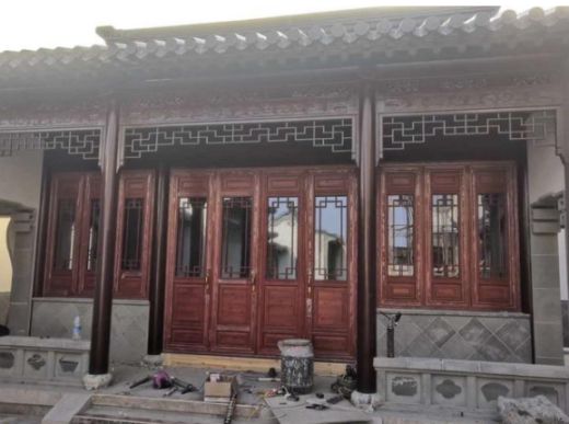 四合院與鋁合金仿古門窗，會不會天造地設的一對?