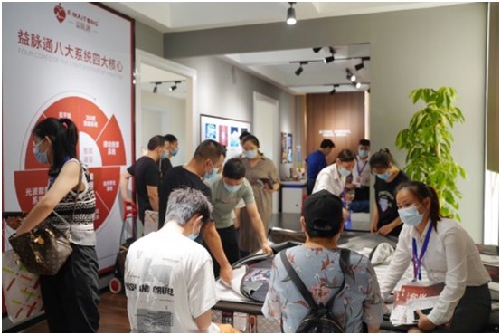 展會第三天，智能健康床墊益脈通，熱度不減!